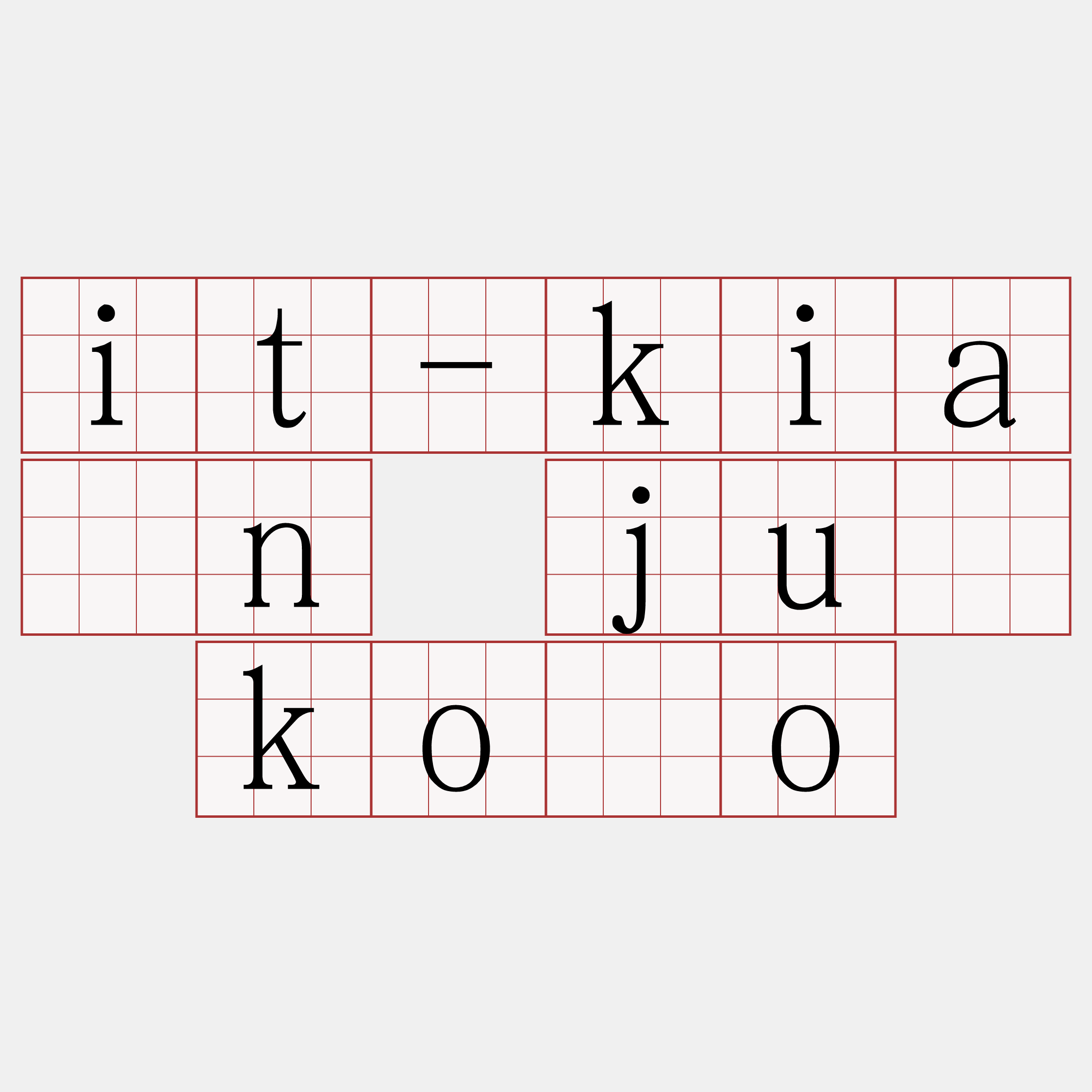 it-kiàn jû kòo